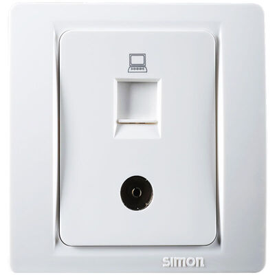 

SIMON ( Саймон )переключатель / телефонное и компьютерное гнездо