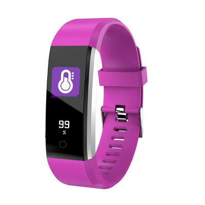 

New upgrade ID115Plus color screen intelligent heart rate&blood pressure bracelet call to remind WeChat push