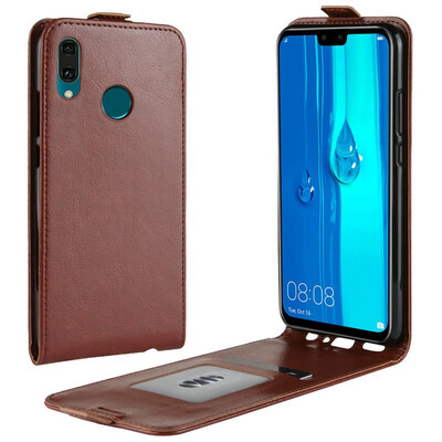 

for Huawei Y9 2019 WIERSS Flip Leather Case for Huawei Y9 2019 JKM-LX1 JKM-LX3 Retro Wallet Case Leather Cover Cases Fundas