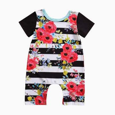 

0-3T Striped Toddler Baby Boys Girls Infant Romper Jumpsuit Playsuit Outfit