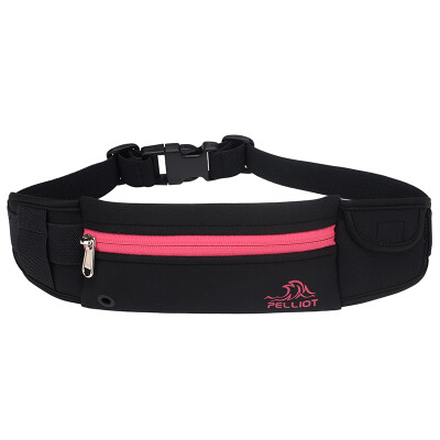 

Pellie and (PELLIOT) outdoor sports pockets men and women running multi-functional mobile phone bag sports package 6602606 black