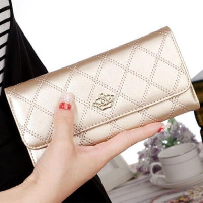 

Fashion Women Leather Bifold Wallet Clutch Card Holders Purse Lady Long Handbag