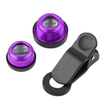 

Hot 3 In 1 Clip Camera Lens Fish Eye Wide Angle Macro Kit For Smart Phone