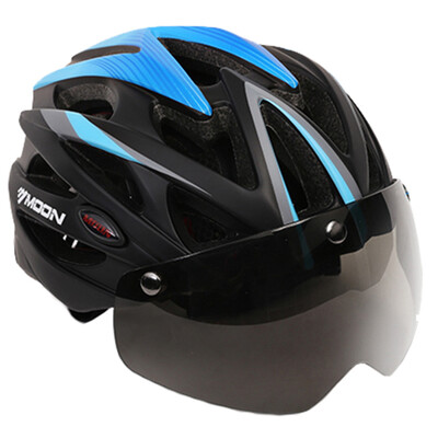 

MOON Mountain bike helmet&integrated riding helmet with goggles helmet glasses accessories