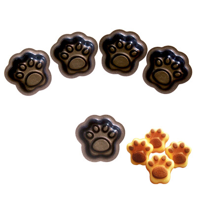 

Jingdong Supermarket three small cake mold cat claw mold baking mold non-stick 5 loaded SN61275