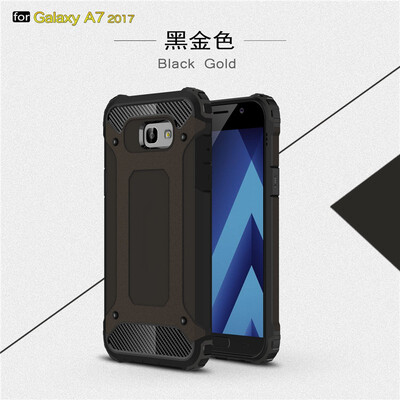 

Fivice Samsung Galaxy A7 2017A720 case Luxury Silicone Diamond Armor PC Hard Shell Phone Case