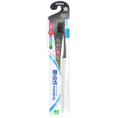

Lion Lion fine teeth clean charcoal toothbrush  type color random release