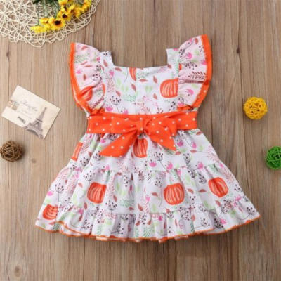 

Toddler Baby Princess Bridesmaid Kid Girl Sundress Dress Wedding Party Dresses