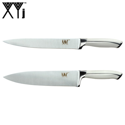 

XYj 2 Piece Stainless Steel Knife Set High Carbon Sharp Blade Chef Slicing Knives Cooking Tools