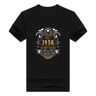 

60 Years Old Made Birth 1958 60th Birthday Bday Gift T-Shirt