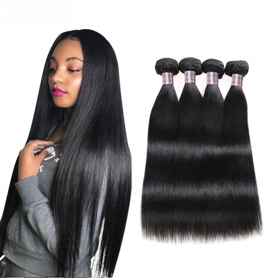 Good Cheap Virgin Hair 4 Bundles Malaysian Straight Hair Weave 100 Human Hair Unprocessed Virgin Straight Hair Weave Bundles