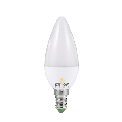 

EXUP AC 220v - 240v C37 7W LED E14 Candle Bulb