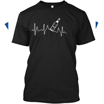 

Beer Heartbeat Tshirt - Hanes Tagless Tee