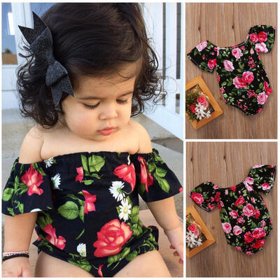 

Sweet Baby Girls Kids Sleeveless Romper Jumpsuit Toddler Summer Clothes Outfits