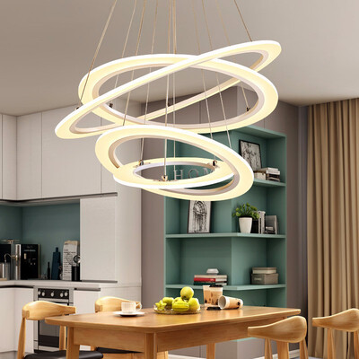 

Baycheer HL487490 4 Tiers Unique Pendant Lights in White AcrylicLED White Light