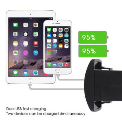 

5V 31A Dual USB Charger Socket Adapter Power Outlet for 12V 24V Car Motorcycle