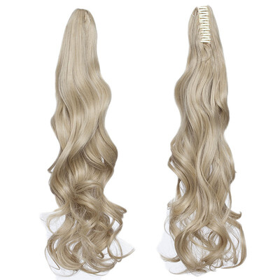 

Long Thick Claw Jaw Ponytail Big Straight Wave Clip in Pony Tail Hair Extension Extensions