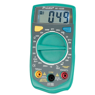 

Proskit MT-1233D 3 12 Digital Multimeter Square Wave Output Voltage Resistor
