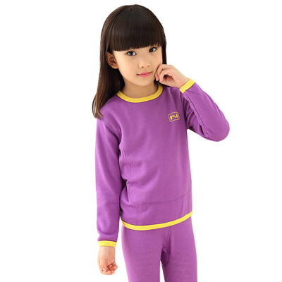 

Antarctic Nanjiren children&39s underwear boys&girls gold cashmere warm warm warm underwear knee knot plus thickening Qiu Qiuqiu pants suit treasure blue 120