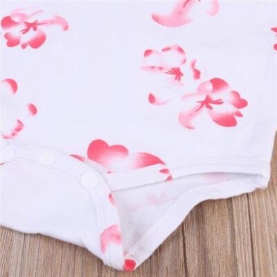 

Fashion Newborn Infant Baby Girls Floral Romper Bodysuit Jumpsuit Outfit Clothes