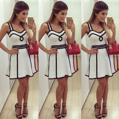 

Sexy Womens Summer Casual Sleeveless Evening Party Coacktail Dress Mini Dress