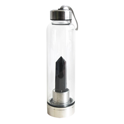 

100 Natural Gemstone Healing Tea Water Bottle Cup Heathy Care MulticolorBottle