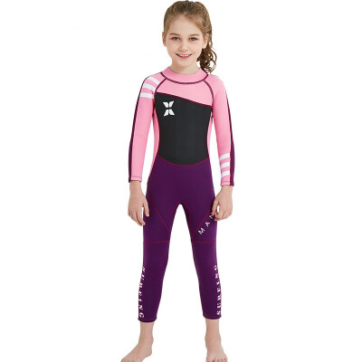 

NeillieN Children diving suitKids Diving Suit 25MM conjoined female diving suitOne Piece Long Sleeves Diving Wetsuits Boys