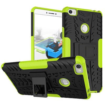 

Fivice Xiaomi MAX Case TPU anti-fall tire pattern back clip bracket phone case