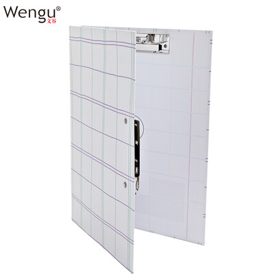 

Wengu Wengu a4 board folder student paper clip writing pad board folder paper folder double folder F1-04D