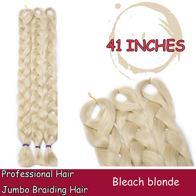 

Braiding Hair Ombre for crochet Hair Weave with Synthetic&Twist Braiding Hair Extensions Dark black 100gpc