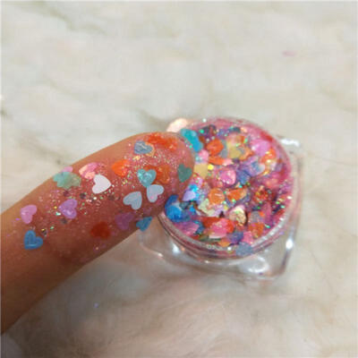

Women Lady Mixed Glitter Powder Gel Eyeshadow Eyes Pigment Loose Makeup 5 colors