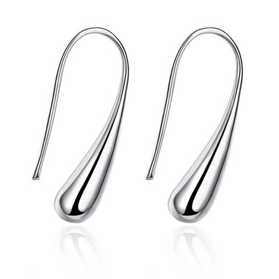 

MyMei 2x Female Earring Silver Pendant Fancy Earring Elegant Jewelry Gift