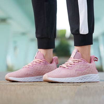 

Hongxing Erke womens shoes sports shoes new elastic running shoes fashion non-slip sports shoes female 52119103074 new nude powder 35