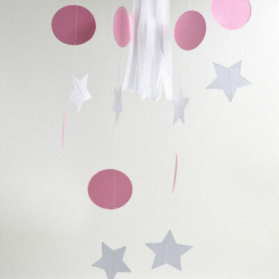 

Paper Garland Strings Star Shape Wedding Party Bridal Home Hanging Decoration