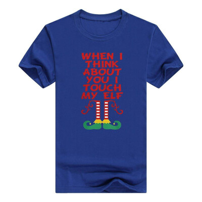 

Christmas Raglan Touch My Elf Holiday Sleeve Mens T-Shirt