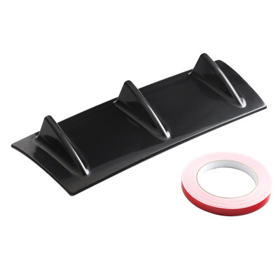 

Universal Lower Rear Body Spoiler Shark Fin Rear Bumper Lip Diffuser ABS Spoiler Trim Cover 3 Fin 5 Fin 7 Fin
