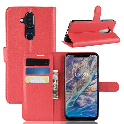 

for Nokia 71 Plus WIERSS Wallet Phone Case for Nokia X7 for Nokia 71 Flip Leather Cover Case Etui Fundas