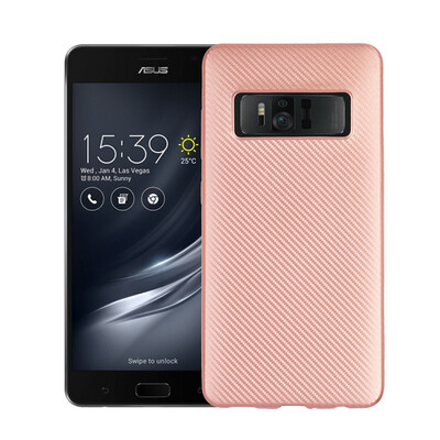 

Goowiiz Phone Case For ASUS Zenfone AR3 Zoom4 ZS571KLZE553KLZE554KL Luxury Ultra-thin Carbon Fiber Soft Silicone protection