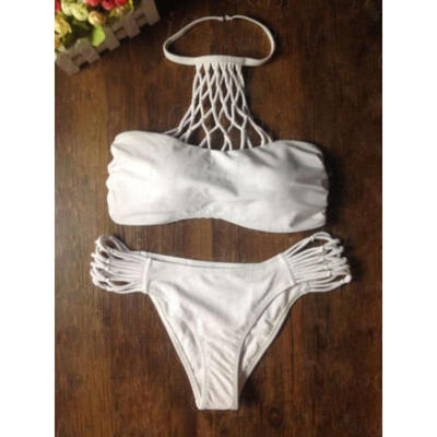 

Women Sexy Swimwear Push up Padded Bikini Swimsuit Beachwear Halter Bathing suit