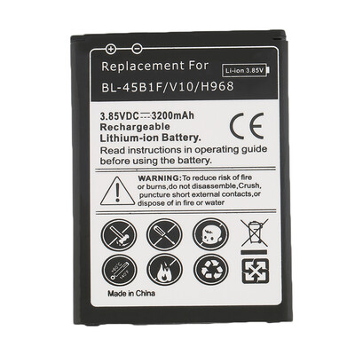 

Черный 3200mah литий-ионный аккумулятор Замена для LG БЛ-45B1F/В10/Качество H968