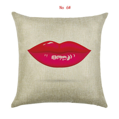 

Cushion cover 45cm45cm Womens shoes&cosmetics linencotton pillow case sofa cushion case square decorative pillow cover
