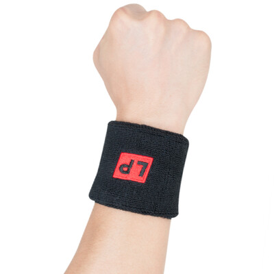 

LP662 запястье хлопок sweat band мяч фитнес спортивный запястье с черным два загружены