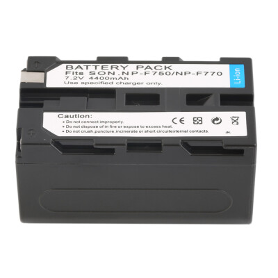 

NEW 7.2V 4400MAH Replacement Li-Ion Battery for Sony NP-F750/770 /730