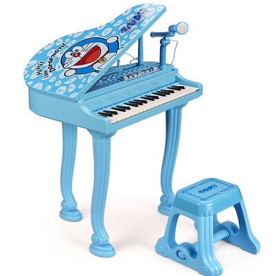 

Yimi Doraemon Keyboard Children's toys Multi-function keyboard with microphone plug-in NO.318 (dual power supply mode