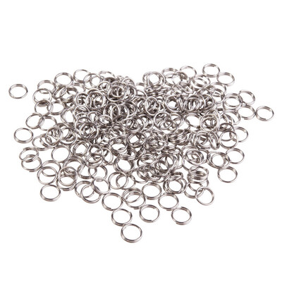 

PH PANDAHALL 380pcs 304L Stainless Steel Double Loops Jump Rings Split Rings