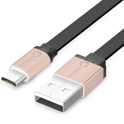

Ferguson (cabos) F00301-5 Эндрюс смартфон кабель данных microusb зарядное устройство линия общие данные плоская линия 1.5M золотая головка черная линия