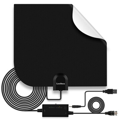 

Leelbox TV Antenna Indoor Digital HDTV Antenna 6080 Mile Range Amplified 4K 1080P Air Antenna for Free Local Channels