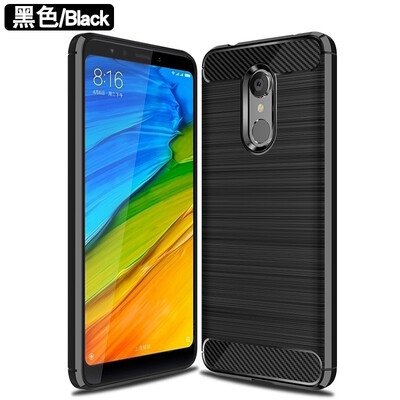 

Fivice XIAOMI Redmi 5 case Brushed carbon fiber silicone anti-fall soft shell phone case