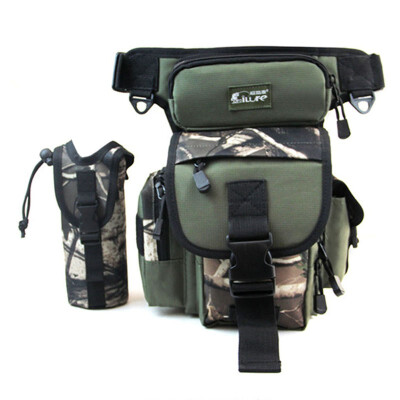 

Men Tactical Waterproof Drop Leg Bag Waist Fanny Pack Outdoor Multi-Function Shoulder Bag Fishing Hiking Climbing Thigh Pouch