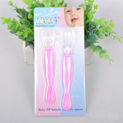 

Outdoor Baby Feeding Soft-Tip Silicone Spoons for Babies Infant Toddler